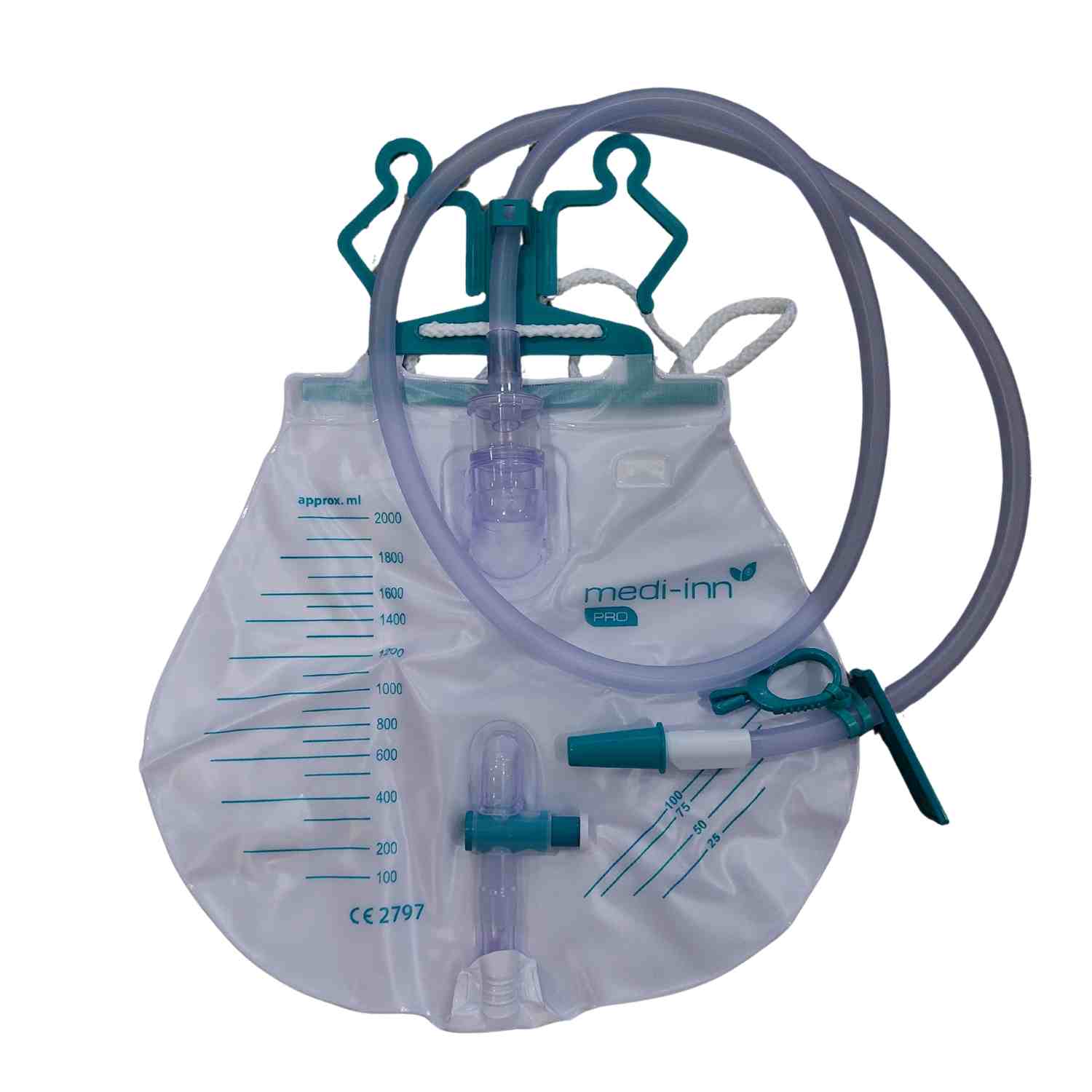 Medi-Inn Pro Urinbeutel geschlossenes System, steril - 2000 ml, 120 cm